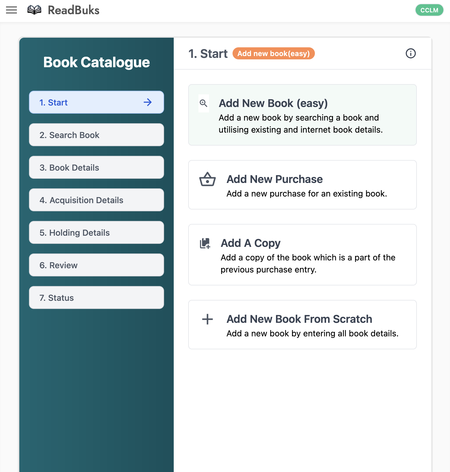 Book Catalogue